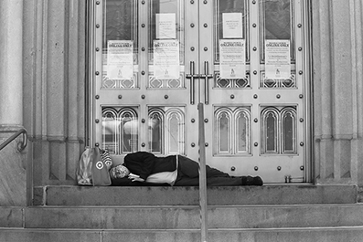 Homeless : Street Life : New York : Personal Photo Projects : Photos : Richard Moore : Photographer